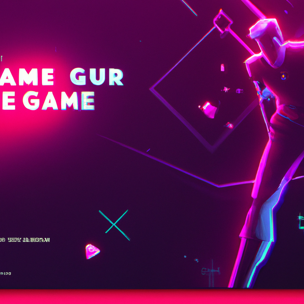 NightArcade hero: neon game UI